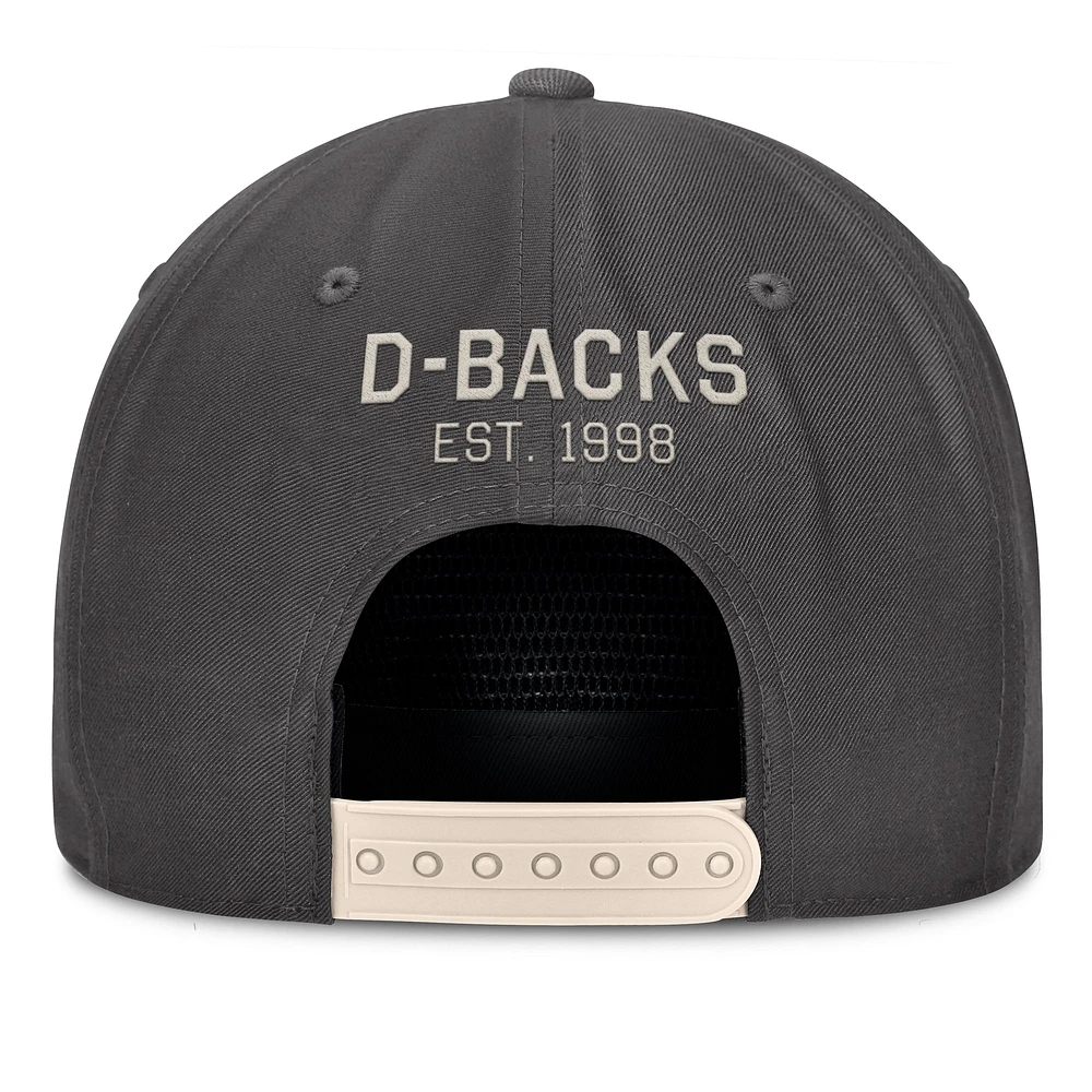 Men's Fanatics Charcoal Arizona Diamondbacks Closer Adjustable Hat