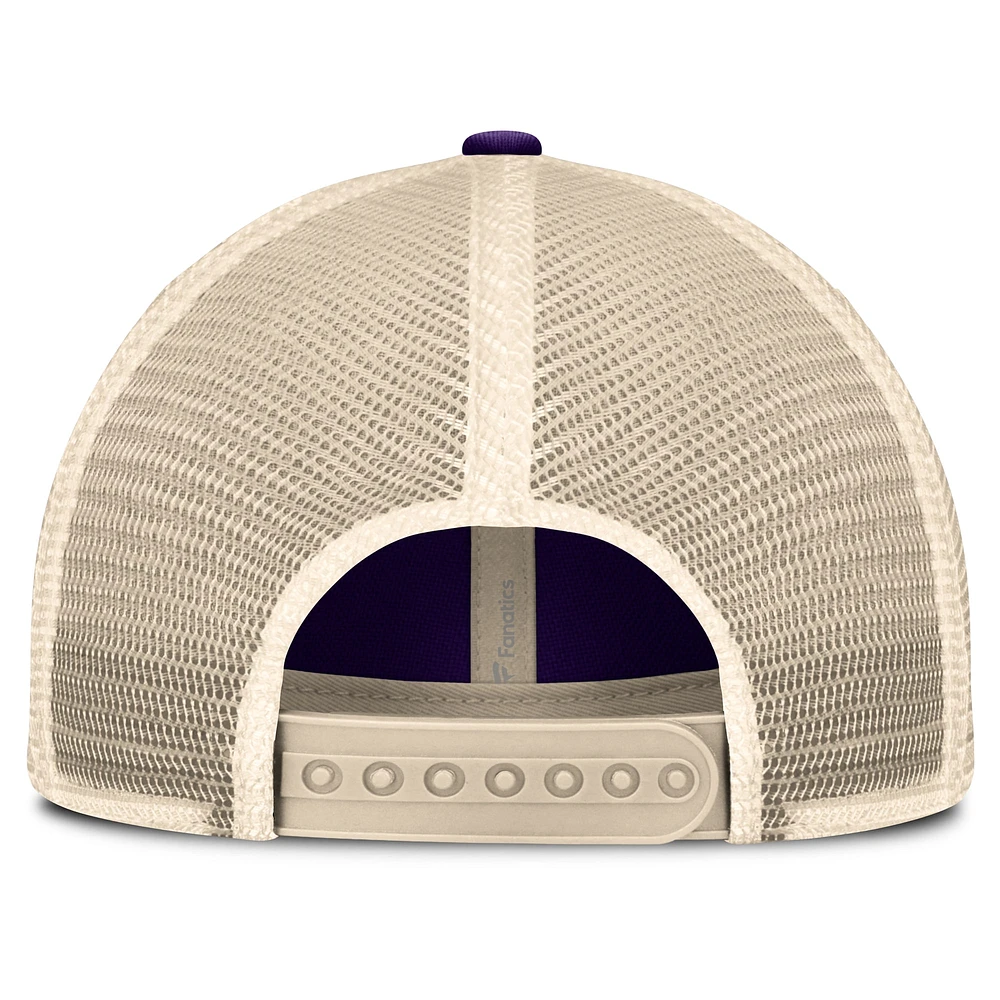 Casquette ajustable en maille Eastbound de la collection Cooperstown des Diamondbacks de l'Arizona pour hommes Fanatics violet/naturel
