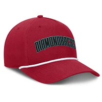Men's Fanatics Red Arizona Diamondbacks Clubhouse Foul Ball A-Frame Adjustable Hat
