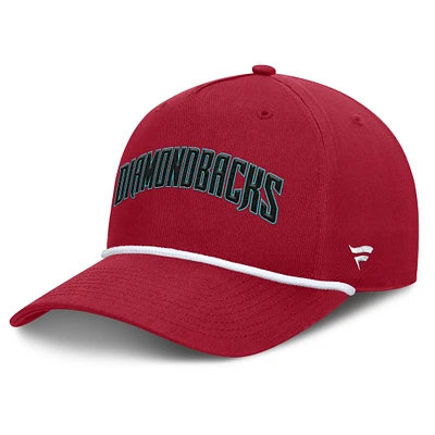 Men's Fanatics Red Arizona Diamondbacks Clubhouse Foul Ball A-Frame Adjustable Hat