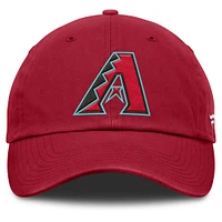 Casquette ajustable Core Red Arizona Diamondbacks pour hommes de Fanatics