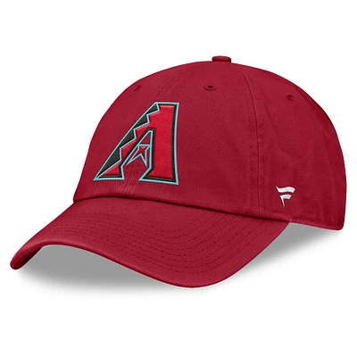 Casquette ajustable Core Red Arizona Diamondbacks pour hommes de Fanatics