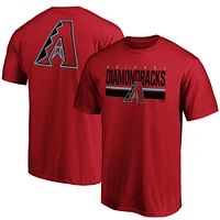 Men's Fanatics Red Arizona Diamondbacks Team Logo End Game T-Shirt