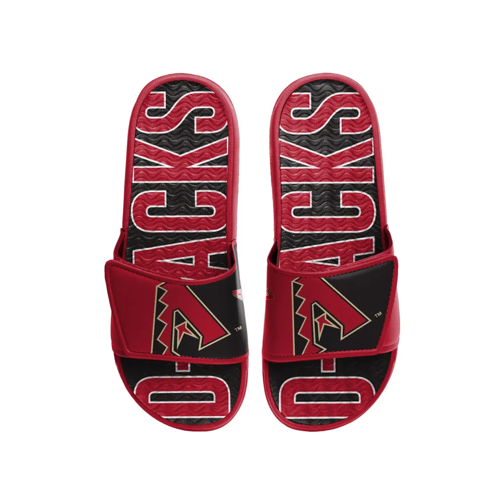 Sandales à enfiler en gel avec logo FOCO Arizona Diamondbacks pour hommes