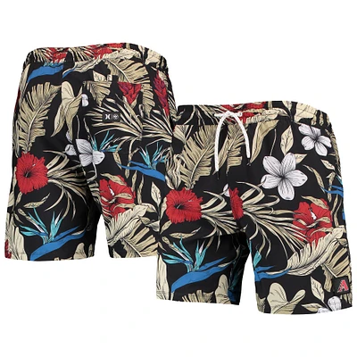 Short de bain Hurley x '47 Black Arizona Diamondbacks Cannonball Tropics pour homme