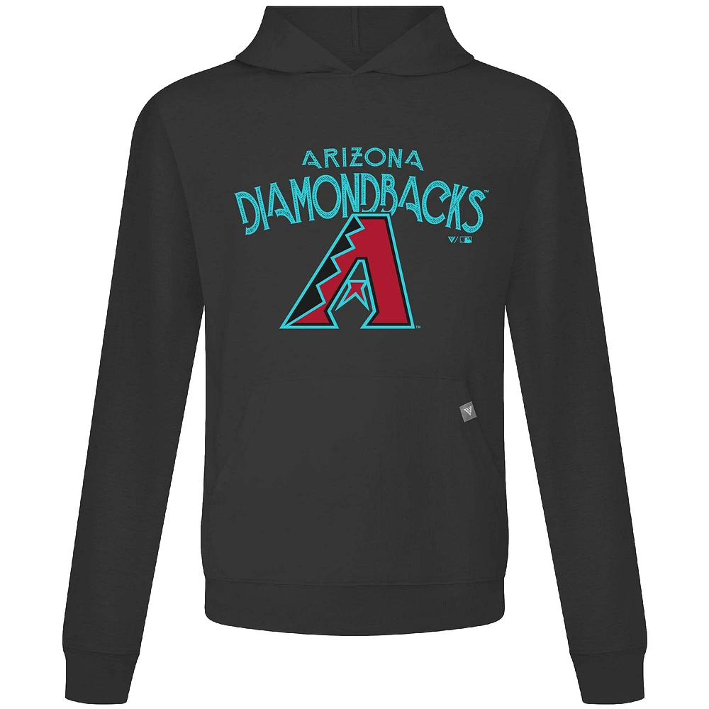 Men's Levelwear Black Arizona Diamondbacks Accolade Relay Mission Pullover Hoodie