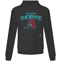 Men's Levelwear Black Arizona Diamondbacks Accolade Relay Mission Pullover Hoodie