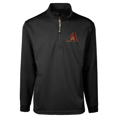 Arizona Diamondbacks Levelwear Austin Quarter-Zip Pullover Top - Black