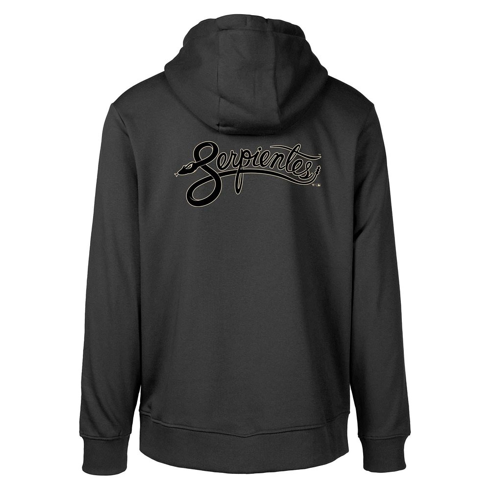 Men's Levelwear Black Arizona Diamondbacks City Connect Podium Core 2.0 Pullover Hoodie