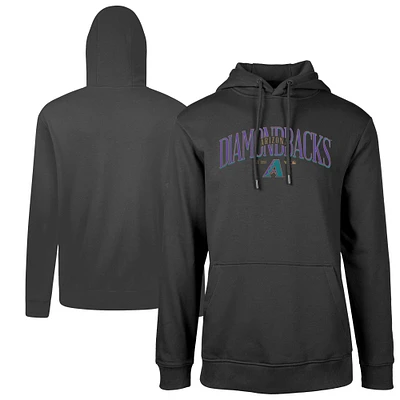 Sweat à capuche rétro noir pour homme de la collection Cooperstown Podium des Diamondbacks l'Arizona Levelwear