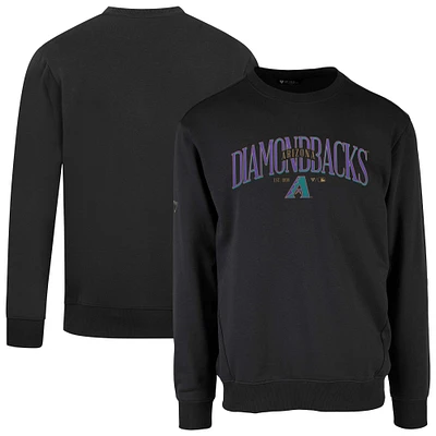 Sweat-shirt à enfiler Zane Vintage pour homme de la collection Cooperstown des Diamondbacks l'Arizona Levelwear, noir