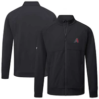 Men's Levelwear  Black Arizona Diamondbacks Form Insignia 2.0 Full-Zip Jacket