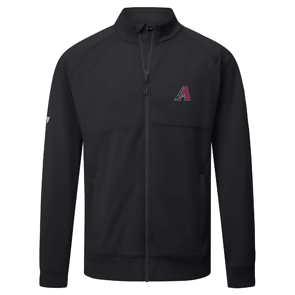 Men's Levelwear  Black Arizona Diamondbacks Form Insignia 2.0 Full-Zip Jacket