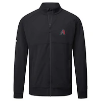 Men's Levelwear  Black Arizona Diamondbacks Form Insignia 2.0 Full-Zip Jacket