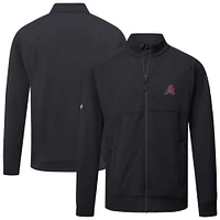 Men's Levelwear  Black Arizona Diamondbacks Form Insignia 2.0 Full-Zip Jacket