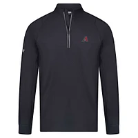 Pull-over zippé quart de tour raglan noir Theory Insignia Core pour homme Levelwear Arizona Diamondbacks