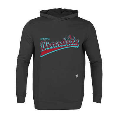 Sweat à capuche noir Arizona Diamondbacks Relay Vintage Team 2.0 pour homme Levelwear