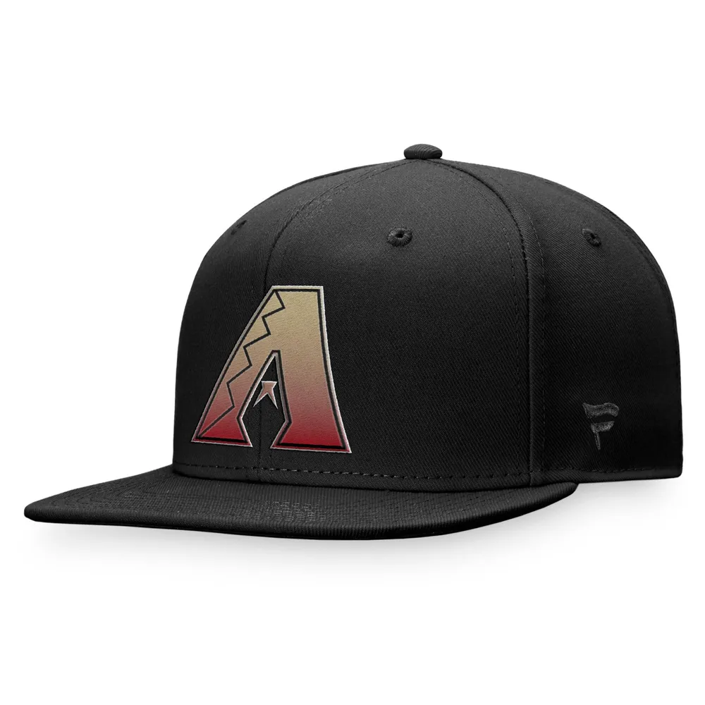 Lids Arizona Diamondbacks Majestic Color Fade Snapback Hat - Black