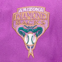 Men's Mitchell & Ness Purple Arizona Diamondbacks Double Up Snapback Hat