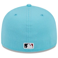 Casquette ajustée 59FIFTY pour homme New Era Aqua Arizona Diamondbacks 2024 Spring Training Low Profile
