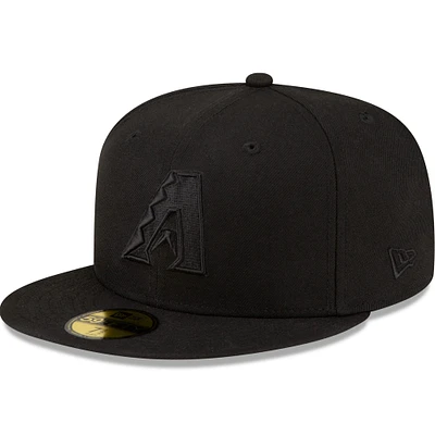 Men's New Era  Arizona Diamondbacks Black on 59FIFTY Fitted Hat