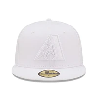 Men's New Era Arizona Diamondbacks White on 59FIFTY Fitted Hat