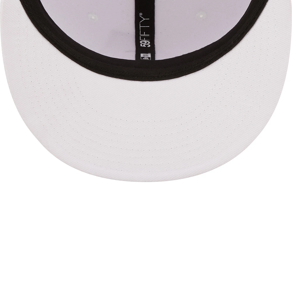 Men's New Era Arizona Diamondbacks White on 59FIFTY Fitted Hat