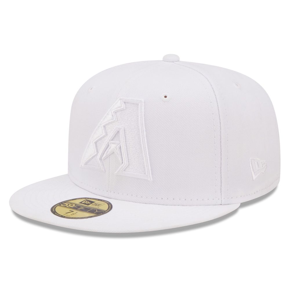 Men's New Era Arizona Diamondbacks White on 59FIFTY Fitted Hat