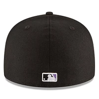 Men's New Era Black Arizona Diamondbacks 2001 World Series Wool 59FIFTY Fitted Hat
