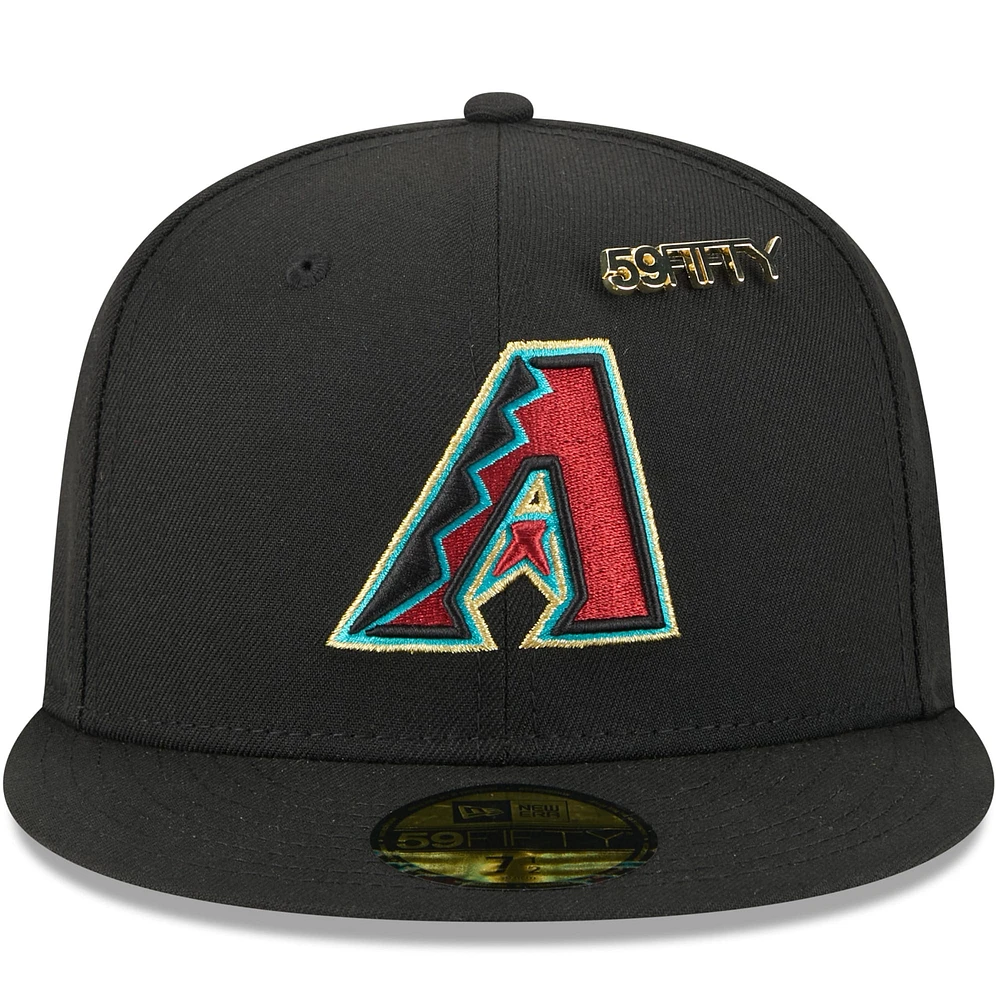 Men's New Era  Black Arizona Diamondbacks 2025 59FIFTY Day Fitted Hat with Pins