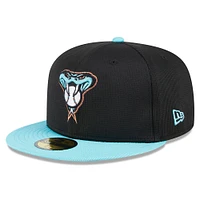 Men's New Era  Black Arizona Diamondbacks 2025 Batting Practice 59FIFTY Fitted Hat