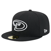 Men's New Era Black Arizona Diamondbacks 2025 Clubhouse 59FIFTY Fitted Hat