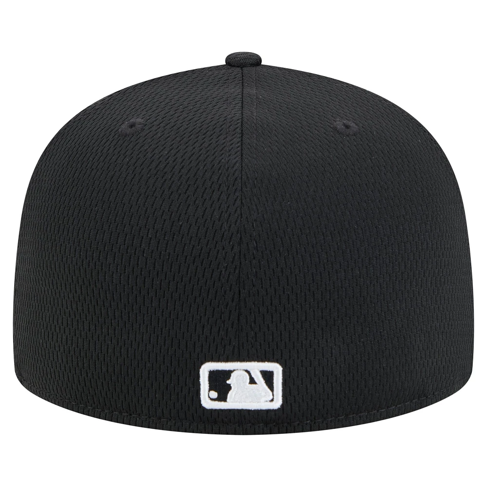 Men's New Era Black Arizona Diamondbacks 2025 Clubhouse 59FIFTY Fitted Hat