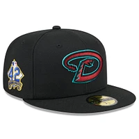 Men's New Era  Black Arizona Diamondbacks 2025 Jackie Robinson Day 59FIFTY Fitted Hat