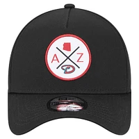 Men's New Era Black Arizona Diamondbacks 9FORTY A-Frame Adjustable Hat