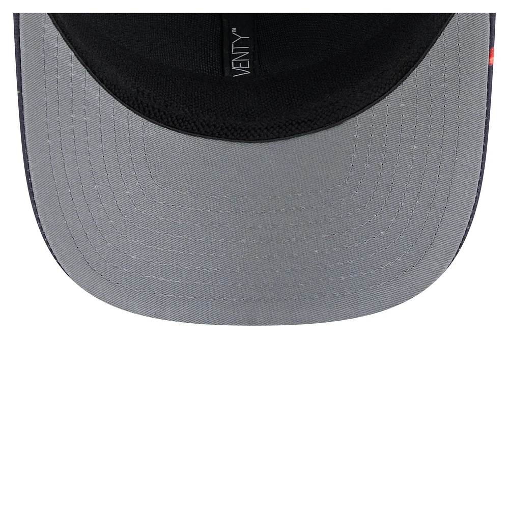 Casquette extensible à bouton-pression New Era noire Arizona Diamondbacks Adventure Drinks Pattern 9SEVENTY pour homme