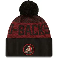 Men's Fanatics Branded Gray Arizona Diamondbacks Cuffed Knit Hat with Pom