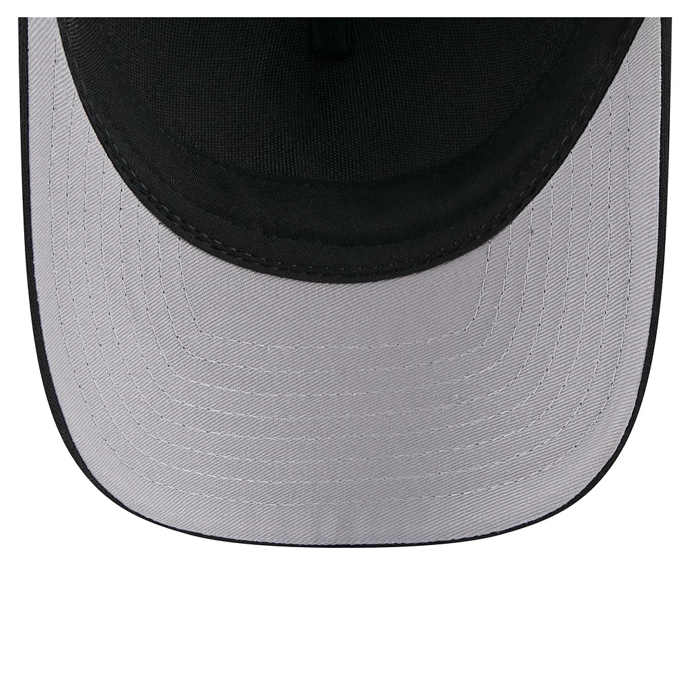 Men's New Era Black Arizona Diamondbacks City Initial 9FORTY A-Frame M-Crown Adjustable Trucker Hat