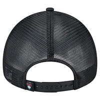 Casquette camionneur ajustable New Era noire 9FORTY A-Frame des Arizona Diamondbacks pour homme