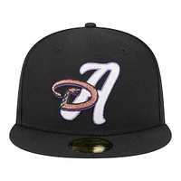 Men's New Era Black Arizona Diamondbacks  Duo Logo 2.0 59FIFTY Fitted Hat