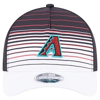 Men's New Era  Black Arizona Diamondbacks Gradient 9FORTY M-Crown Adjustable Hat