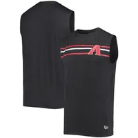 Men's New Era Black Arizona Diamondbacks Muscle Tank Top