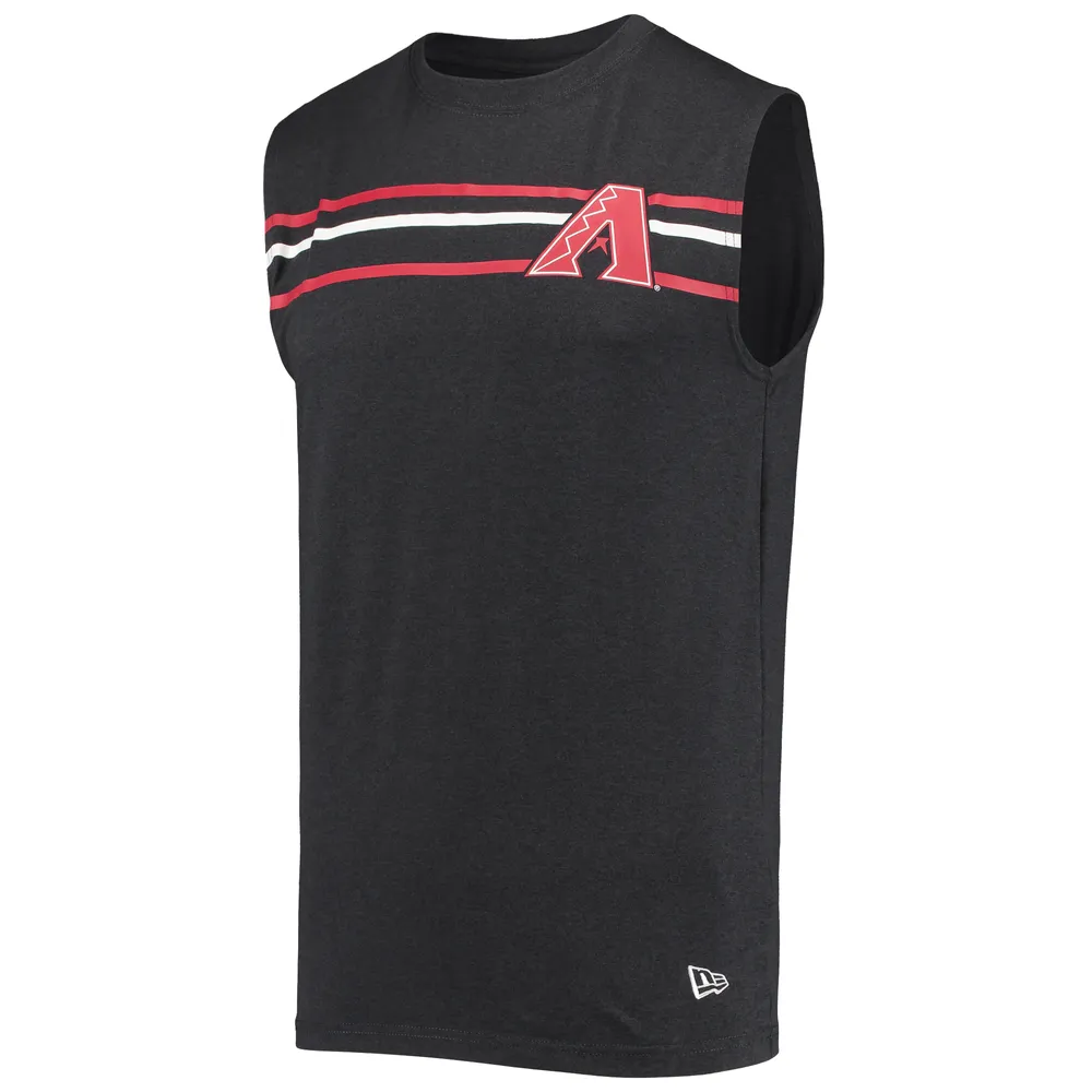 Men's New Era Black Arizona Diamondbacks Muscle Tank Top