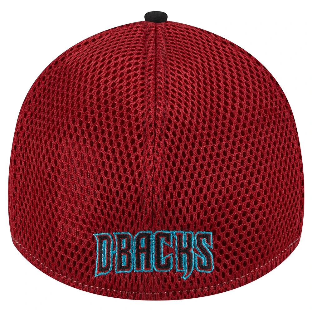 Men's New Era Black Arizona Diamondbacks Neo 39THIRTY Flex Hat