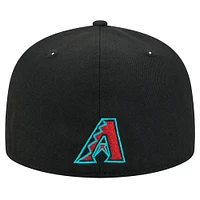 Men's New Era Black Arizona Diamondbacks Ransom 59FIFTY Fitted Hat