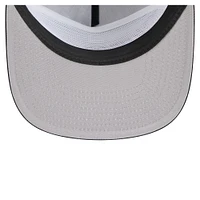 Men's New Era Black Arizona Diamondbacks Retro Satin Script Golfer Adjustable Hat
