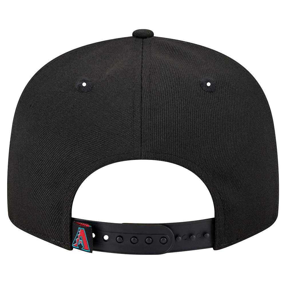 Casquette Snapback 9FIFTY Splatter Arizona Diamondbacks de New Era pour homme noire