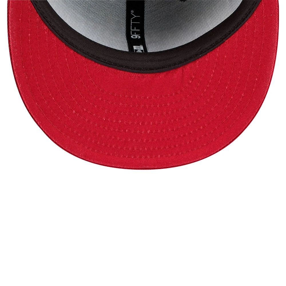 Casquette Snapback 9FIFTY Splatter Arizona Diamondbacks de New Era pour homme noire