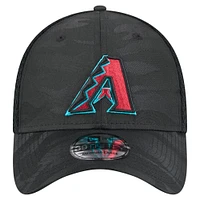 Men's New Era Black Arizona Diamondbacks Subtle Camo 39THIRTY Flex Hat