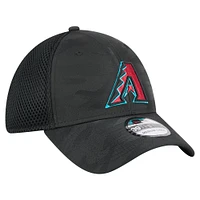 Men's New Era Black Arizona Diamondbacks Subtle Camo 39THIRTY Flex Hat
